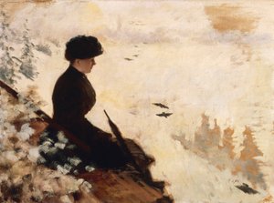 Snow effect by Giuseppe or Joseph de Nittis