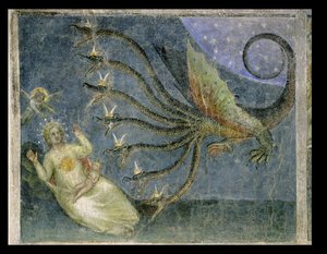 The woman clothed with the sun and the seven-headed dragon, 1360-70 by Giusto di Giovanni de Menabuoi