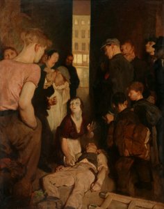 A Street Accident by Glyn Warren Philpot