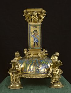 Base of the Cross of St. Bertin, from the Abbaye Saint-Bertin (detail)