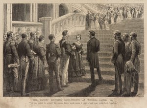 Queen Victoria receiving King Louis Philippe at Windsor Castle