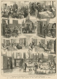 The Reopening of Charing Cross Hospital by the Prince and Princess of Wales