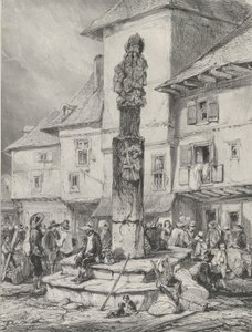 Croix de Chaudesaigues by Godefroy Engelmann