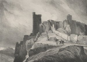 Donjon de Polignac, 1831 by Godefroy Engelmann