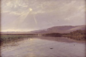A Lake in the Himmelbjerg District, Jutland by Godfred Christensen