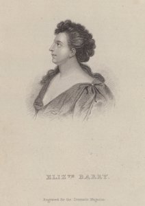 Elizabeth Barry, English Actress (engraving)