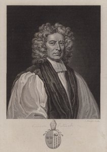 Simon Patrick, Bishop of Ely (engraving) by Godfrey (after) Kneller