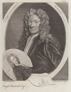 Sir Christopher Wren, English architect, and Hugh Howard, English artist and collector