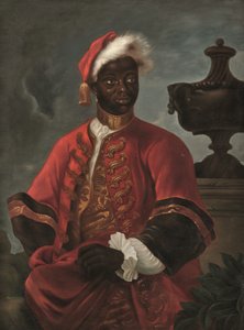 Portrait of a gentleman in livery