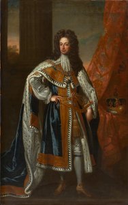 State portrait of King William III by Godfrey (studio of) Kneller