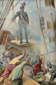 Illustration for Westward Ho! By Charles Kingsley by Godfrey C. Hindley