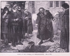 Scene at the Funeral of Chillingworth AD 1644 by Godfrey C. Hindley