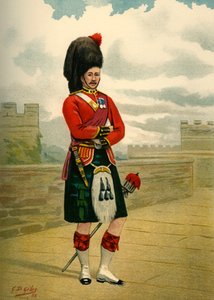 The 42nd - The Black Watch Royal Highlanders, 1890 by Godfrey Douglas Giles