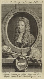 John Lord Somers, Lord High Chancellor of England by Godfrey Kneller