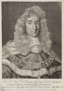 Sir George Jeffreys, Welsh judge by Godfrey Kneller