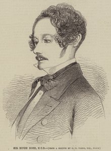 Sir Hugh Rose, KCB by Godfrey Thomas Vigne