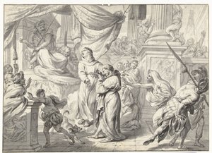 Scene from the Life of a Saint by Godfried Maes