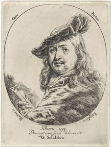 Portrait of Gerard Dou by Godfried Schalcken