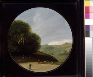 Landscape with Pastoral Figures, c. 1615 - 1638