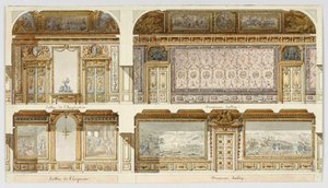 Project for the Decoration of the Apartments of the Emperor and Empress at the Palace of Versailles by Gondoin