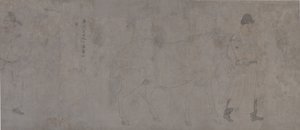 Five Tribute Horses (Detail) by Gonglin Li