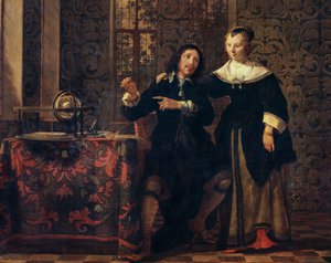 The astronomer and his wife