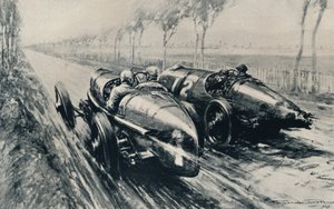 Racing for the Grand Prix, Strasbourg 1922