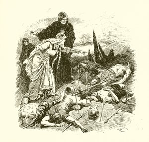 Queen Edith Finding the Body of Harold After the Battle of Hastings