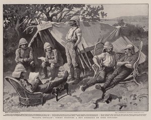 Talana Cottage, Tommy occupies a Hut deserted by Boer Officers by Gordon Frederick Browne