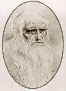 Leonardo di ser Piero da Vinci, from Living Biographies of Great Painters by Gordon Ross