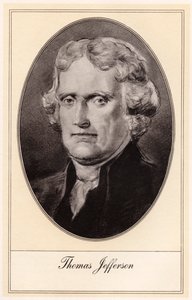 Thomas Jefferson, third President of the United States, early 20th century by Gordon Ross