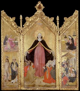 Triptych of the Madonna of Mercy by Gottardo Scotti