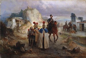 The Captive French Men in 1814 by Gottfried Willewalde