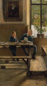 In the Orphanage, c.1886 by Gotthardt Johann Kuehl