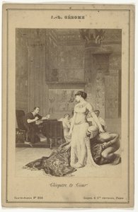 Photoreproduction of the Painting Cleopatra and Caesar by Jean-Léon Gérôme by Goupil and Cie.