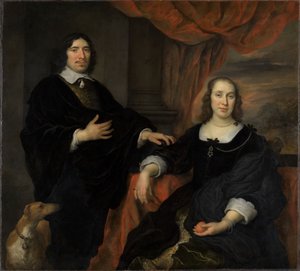 Portrait of a Couple by Govaert Flinck