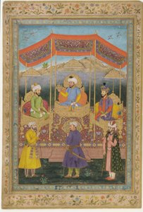 Ancestral Group of Mughal Rulers by Govardhan