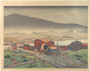Rain at Yabakei by Goyo Hashiguchi