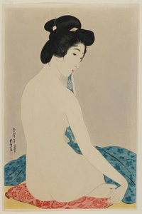 Woman After a Bath, Taisho era