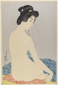 Woman after Bath by Goyo Hashiguchi