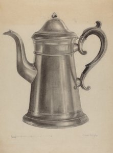 Pewter Coffee Pot by Grace Halpin