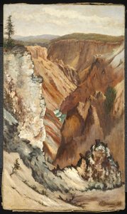 View of Yosemite Valley by Grafton Tyler Brown