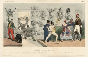 Illustration of Jean Ignace Gerard dit Grandville in La Caricature politique, no. 119 by Grandville