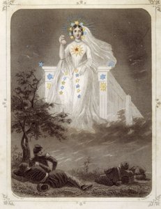 Stars: Woman representing La belle étoile - by Grandville by Grandville