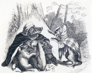 The Eagle, the Wild Boar and the Pussy - Fables by La Fontaine