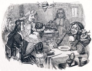 The Laughing and the Fishes - Fables by La Fontaine by Grandville