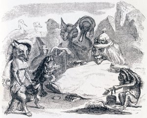 The lion, the wolf and the fox - Fables by La Fontaine