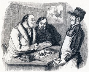 The Rooster and the Pearl - Fables by La Fontaine by Grandville