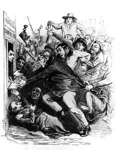 The shareholders (engraving after drawing by Jean Ignace Isidore) by Grandville (1803 47)