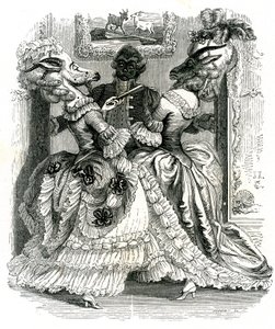 The two goats: La Fontaine